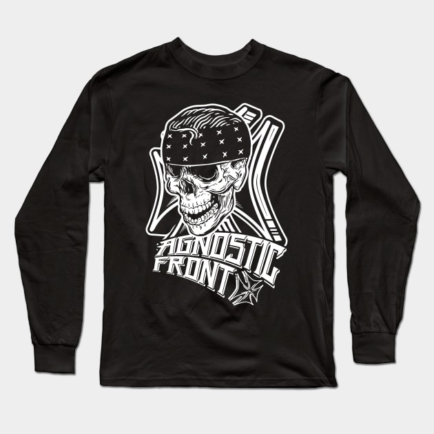 Agnostic Front Long Sleeve T-Shirt by DeborahWood99